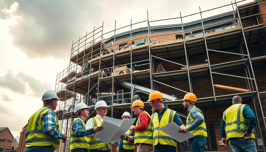 Steiger huren Leek voor gevelwerk
