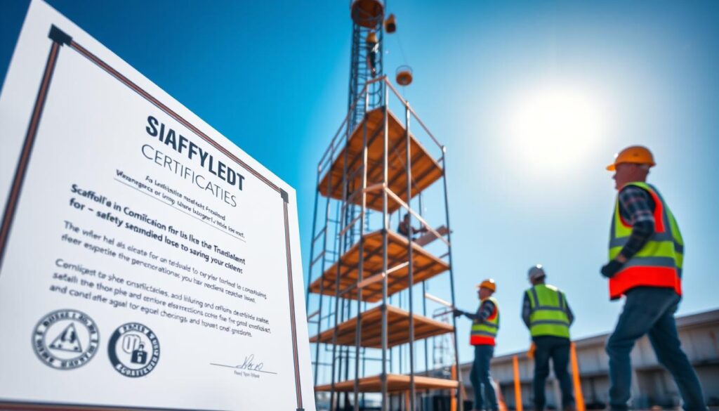 Veiligheidscertificaat steigerconstructie Veiligheidscertificaat steigerconstructie