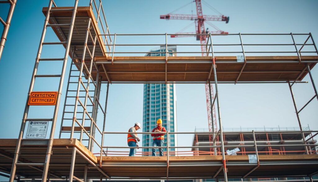 gecertificeerde steiger veiligheid