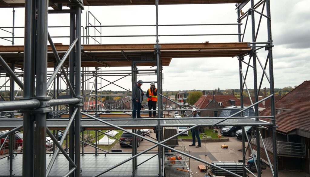 vaste gevelsteiger Loppersum