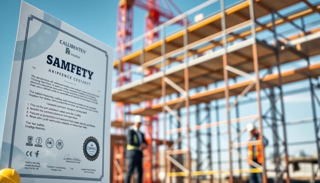 veiligheid steiger certificaat